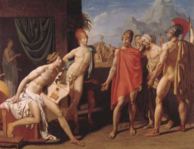 Jean Auguste Dominique Ingres Achilles Receives the Envoys of Agamemnon (mk04)